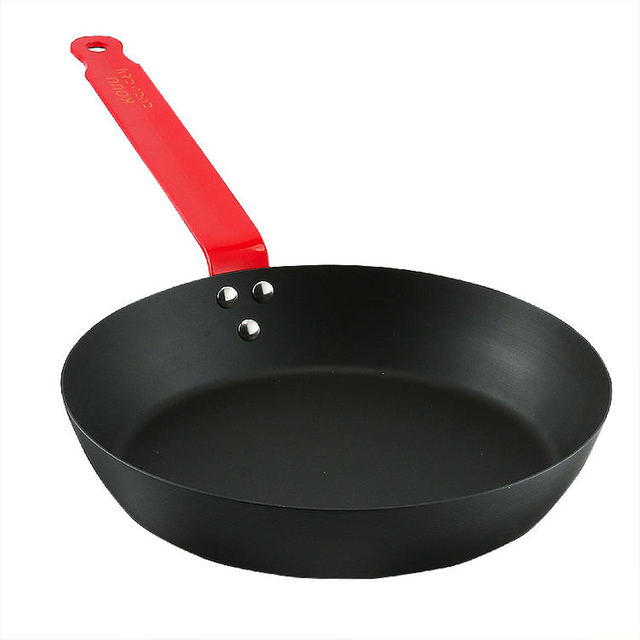 Nitrided Carbon Steel Frying Pan