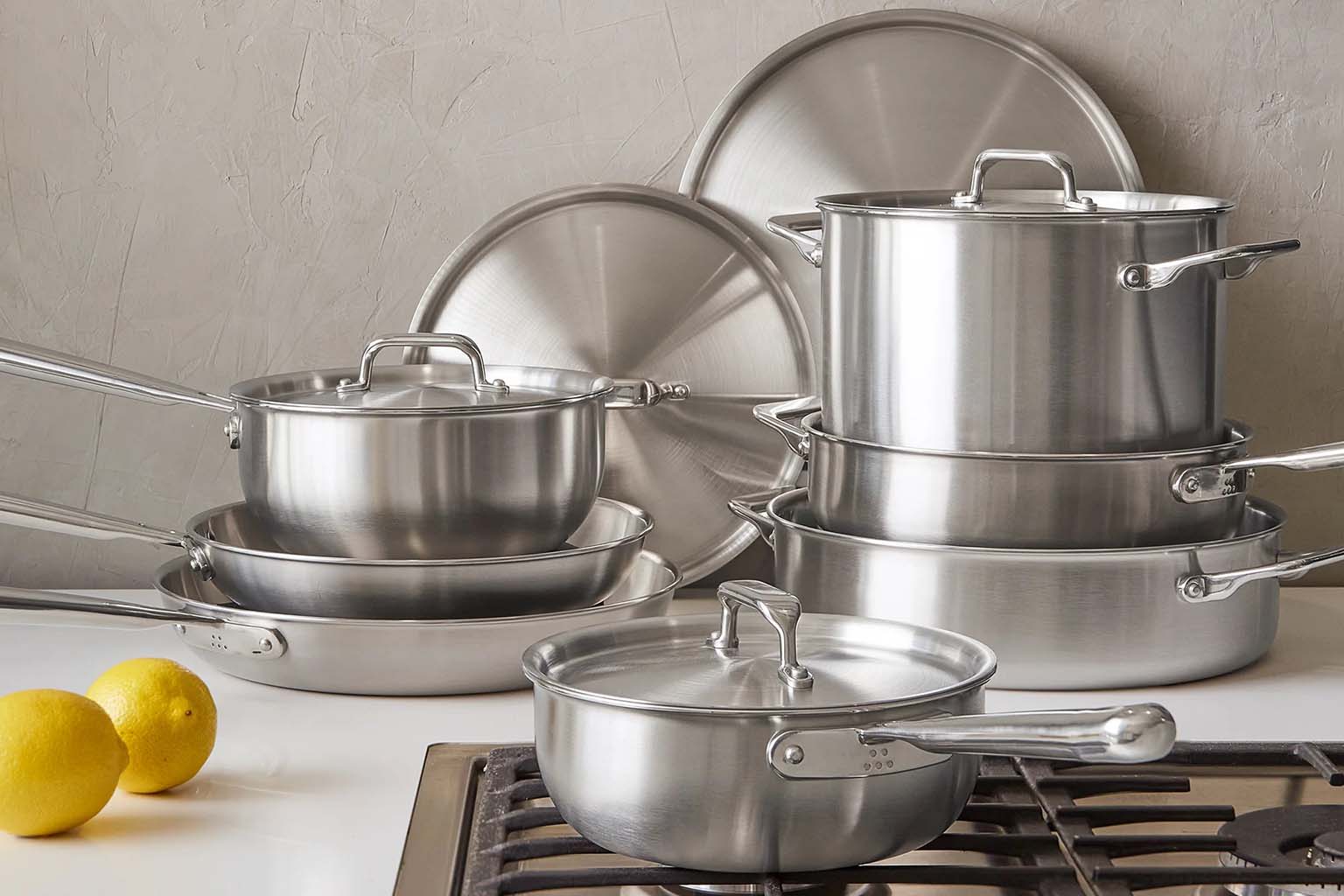 Stainless steel cookware
