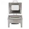 Forma cuadrada 6L plato de roce visible
