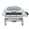 Square Visible 6L Chafing dish with Spoon Trey